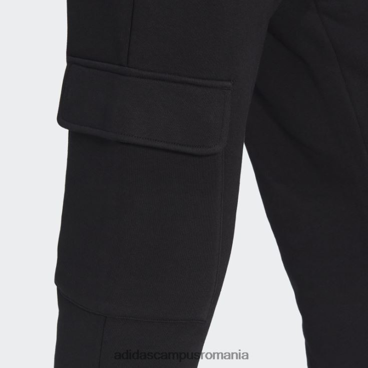 adidas campus romania pantaloni cargo trefoil essentials negri bărbați negru J266N25663