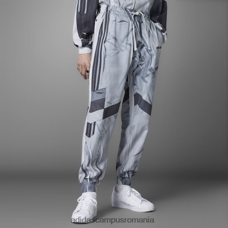 adidas campus romania pantaloni de fotbal cu blocuri din stofa versiune gri albastru bărbați gri J266N27498