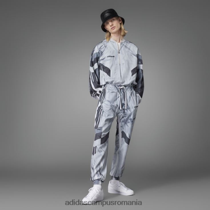 adidas campus romania pantaloni de fotbal cu blocuri din stofa versiune gri albastru bărbați gri J266N27498