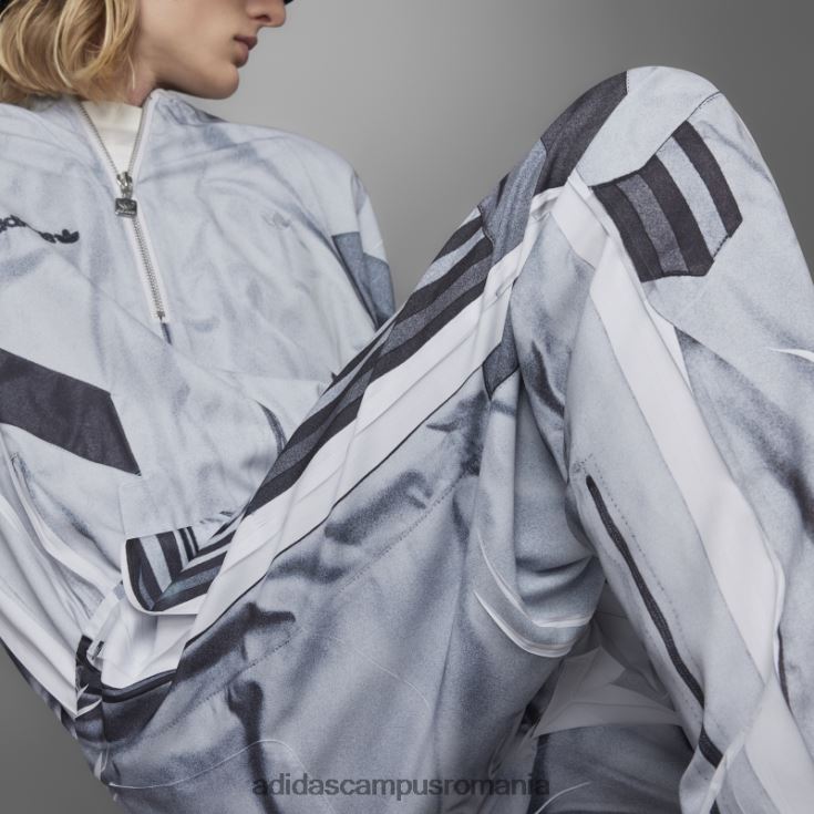 adidas campus romania pantaloni de fotbal cu blocuri din stofa versiune gri albastru bărbați gri J266N27498