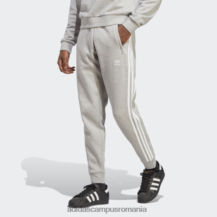 adidas campus romania pantaloni de jogging adicolor classics cu 3 dungi gri mediu adidas bărbați gri mediu J266N214430