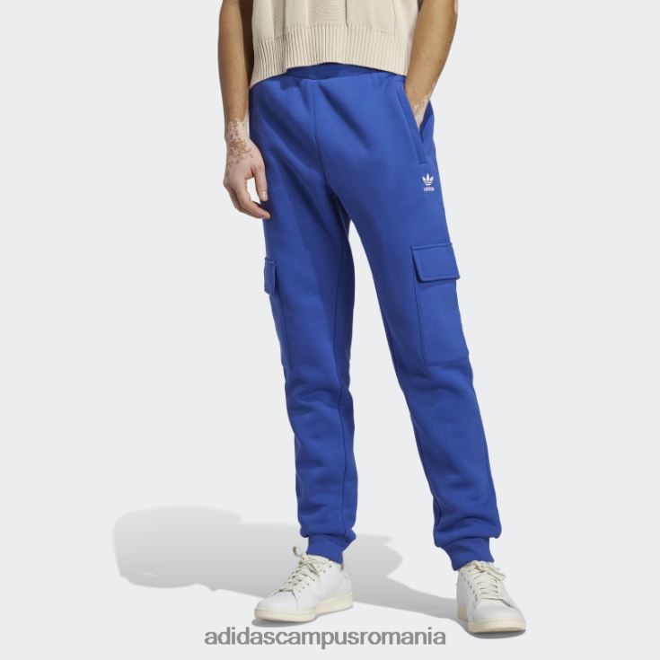 adidas campus romania pantaloni de jogging cargo trefoil essentials albastri bărbați albastru J266N213897