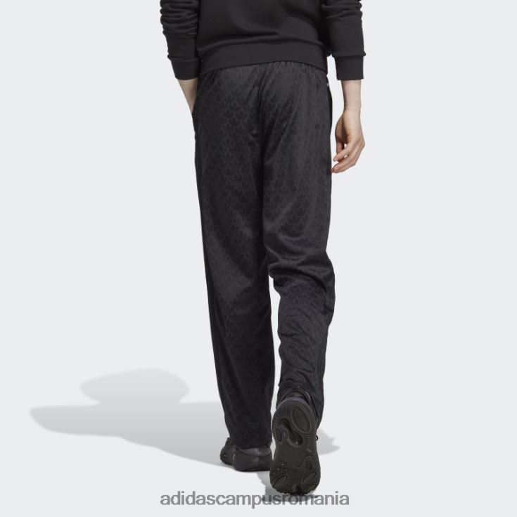 adidas campus romania pantaloni de jogging cu monogramă cu grafică neagră bărbați negru J266N213211