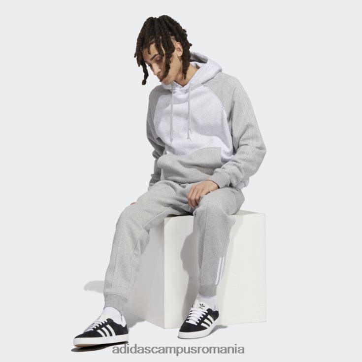 adidas campus romania pantaloni de jogging fleece sst gri mediu bărbați gri mediu/alb J266N215235
