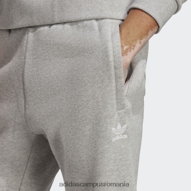 adidas campus romania pantaloni de jogging gri mediu trefoil essentials adidas bărbați gri mediu J266N214535