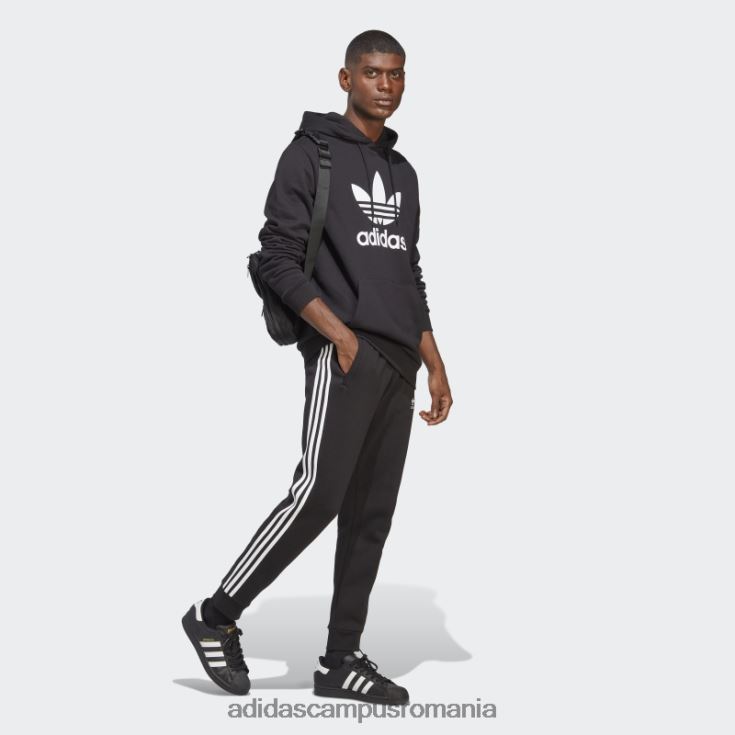 adidas campus romania pantaloni de jogging negri adicolor classics cu 3 dungi bărbați negru J266N214428