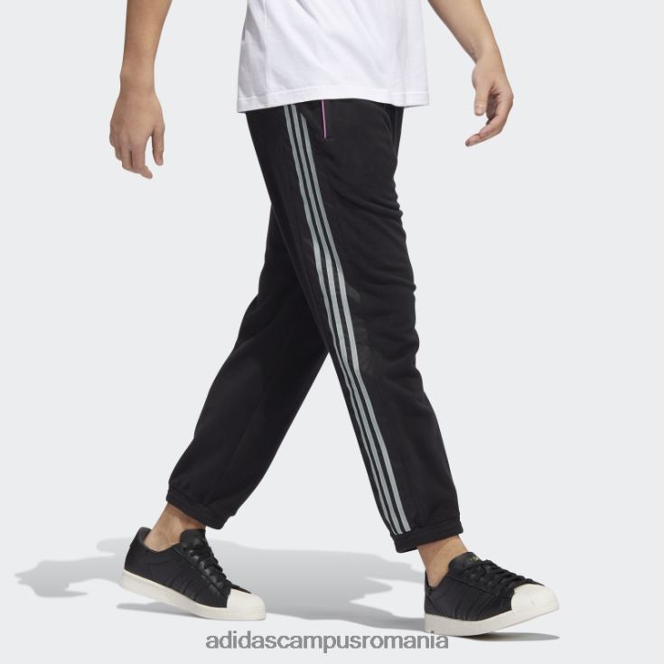 adidas campus romania pantaloni de jogging polar negru adidas bărbați negru/liliac J266N215246
