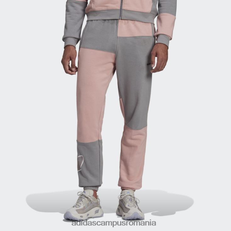 adidas campus romania pantaloni de jogging sprt terry gri fashion bărbați gri/mov J266N215053