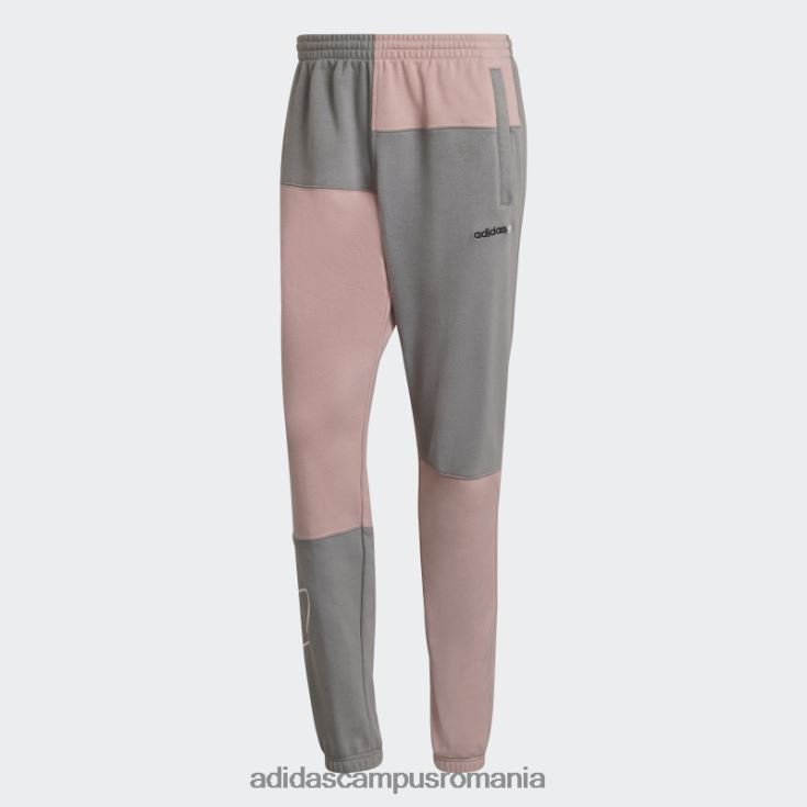adidas campus romania pantaloni de jogging sprt terry gri fashion bărbați gri/mov J266N215053