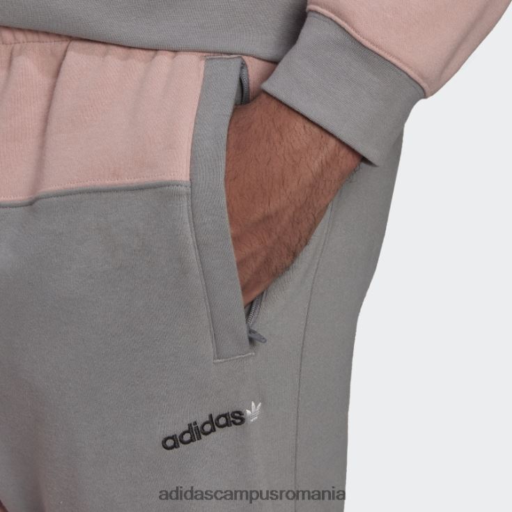 adidas campus romania pantaloni de jogging sprt terry gri fashion bărbați gri/mov J266N215053