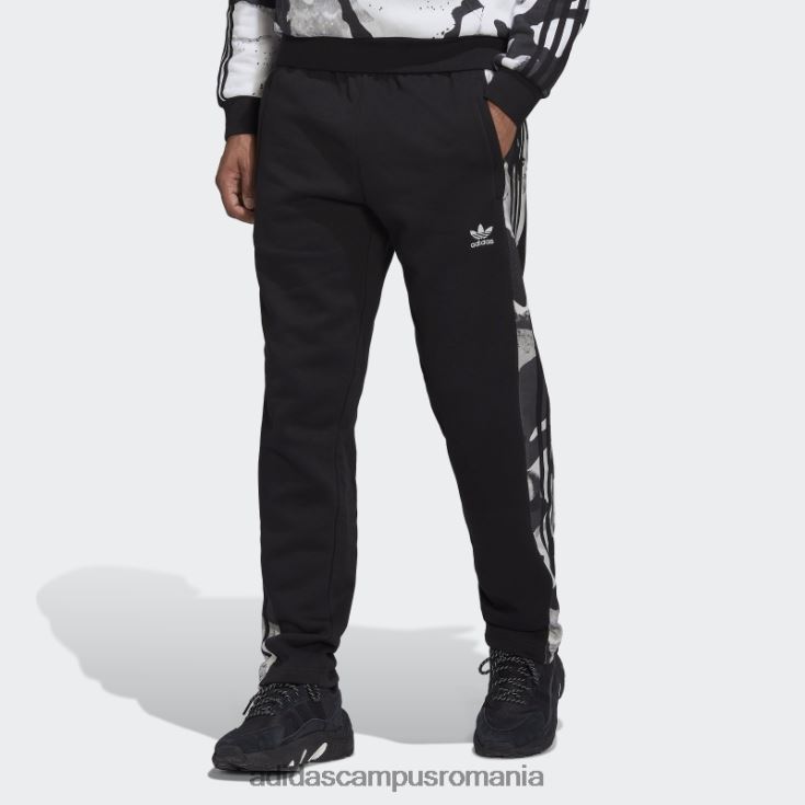 adidas campus romania pantaloni de jogging transpirați serie camo negru adidas bărbați alb negru J266N214646