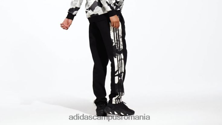 adidas campus romania pantaloni de jogging transpirați serie camo negru adidas bărbați alb negru J266N214646