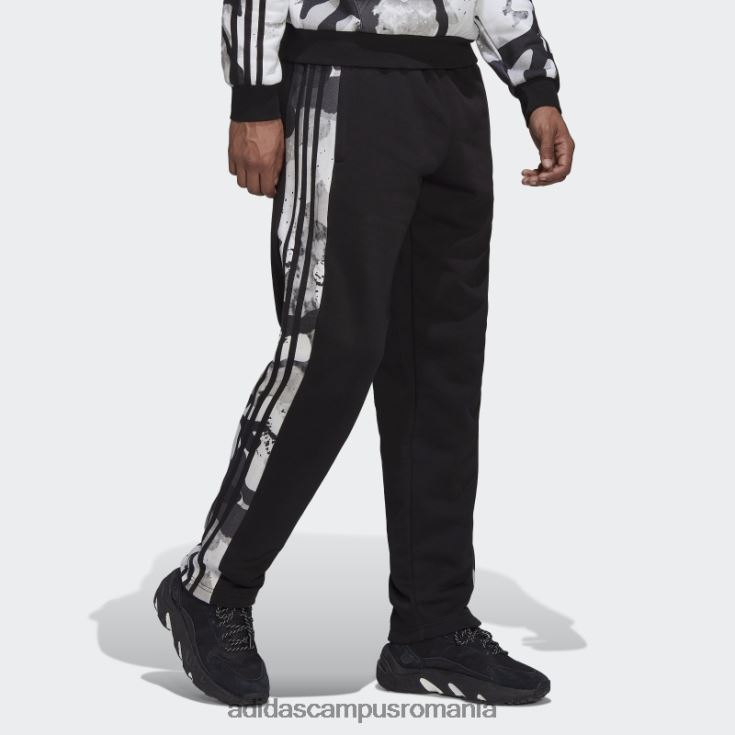 adidas campus romania pantaloni de jogging transpirați serie camo negru adidas bărbați alb negru J266N214646