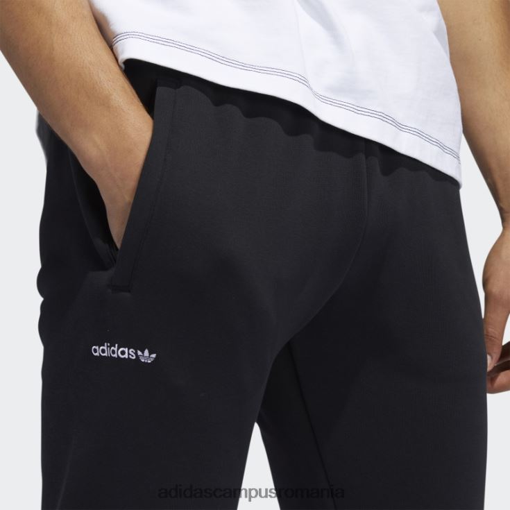 adidas campus romania pantaloni de jogging trefoil script negru bărbați negru J266N215157