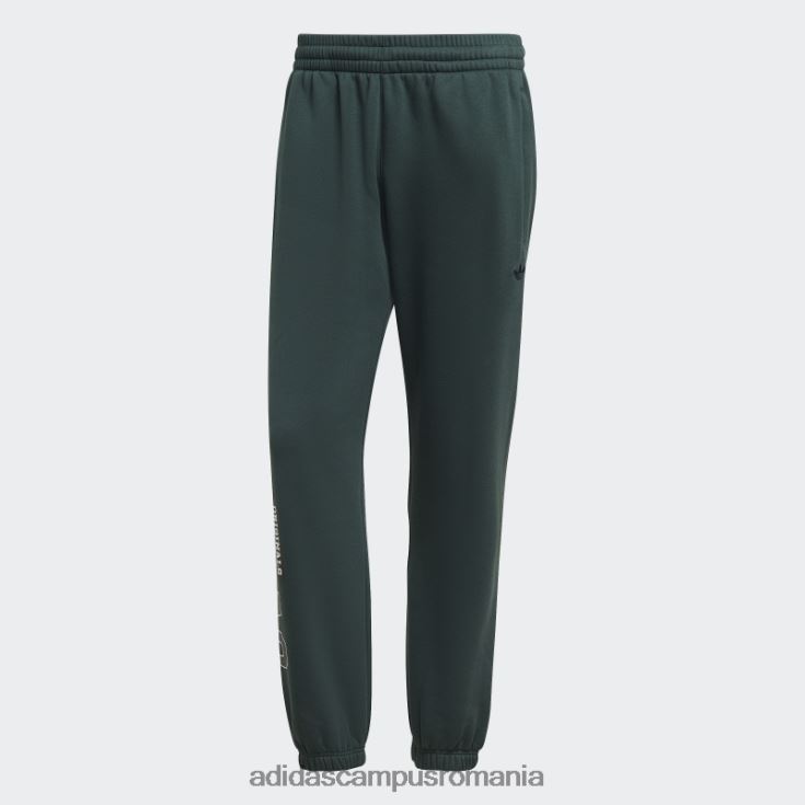 adidas campus romania pantaloni de jogging varsity, verde mineral, adidas bărbați verde mineral J266N214658