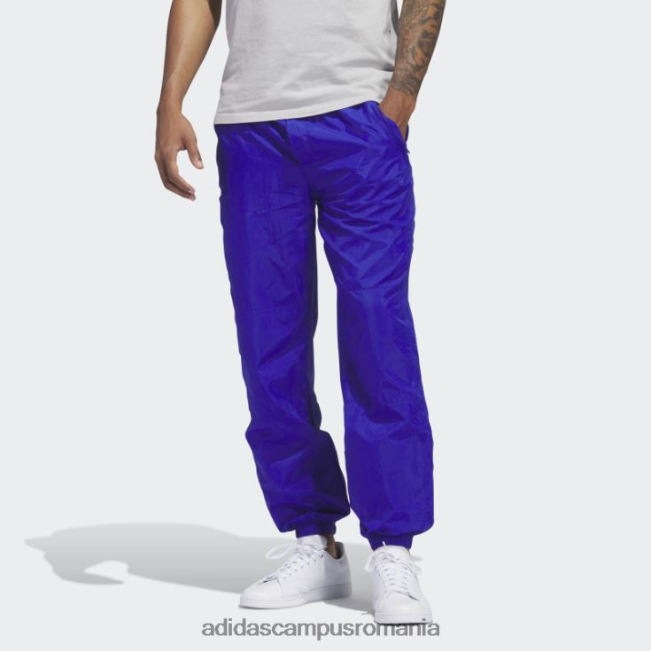 adidas campus romania pantaloni de nailon cu crinkle premium essentials bărbați albastru J266N25165