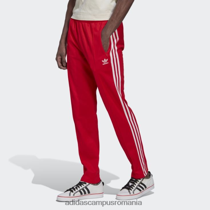 adidas campus romania pantaloni de sport adicolor classics beckenbauer primeblue roșii adidas bărbați roșu J266N26768