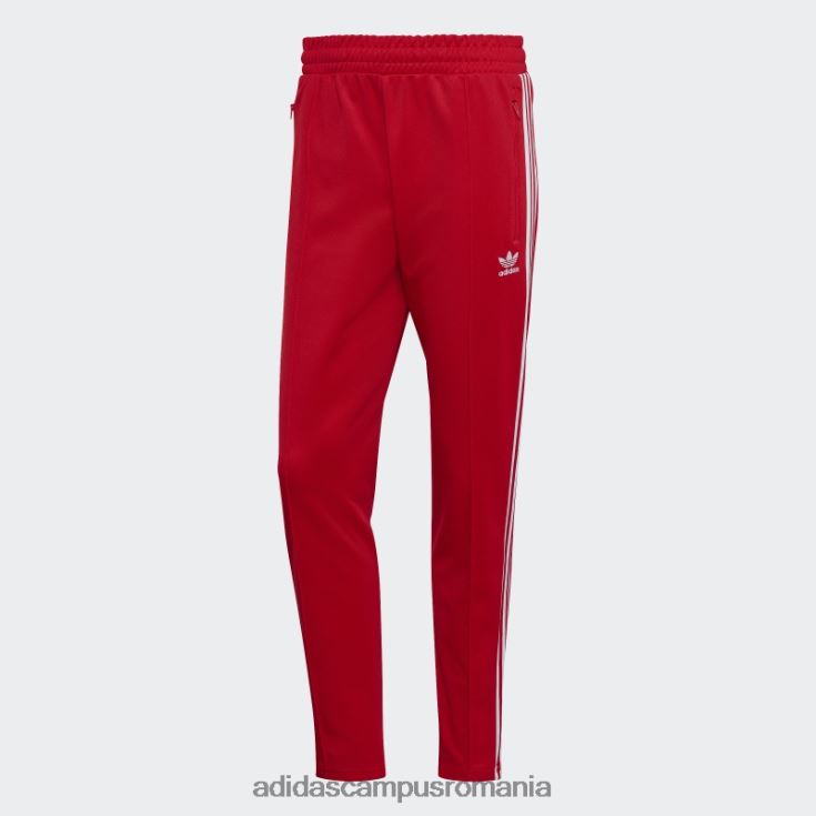 adidas campus romania pantaloni de sport adicolor classics beckenbauer primeblue roșii adidas bărbați roșu J266N26768