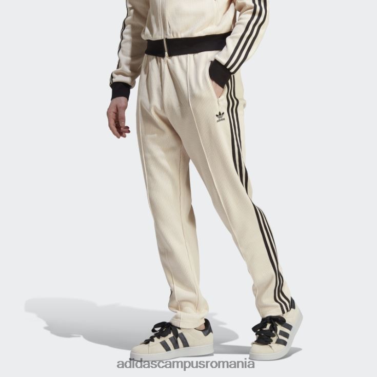 adidas campus romania pantaloni de sport adicolor classics waffle beckenbauer albi bărbați alb negru J266N26080