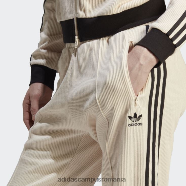 adidas campus romania pantaloni de sport adicolor classics waffle beckenbauer albi bărbați alb negru J266N26080