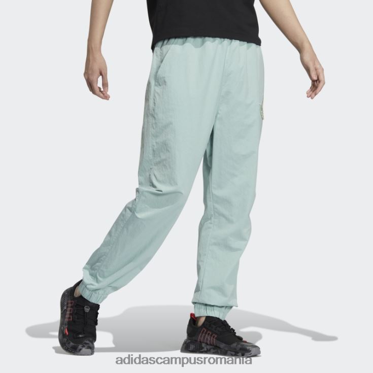 adidas campus romania pantaloni de sport adicolor verde nebulos bărbați verde/alb cețos J266N21237