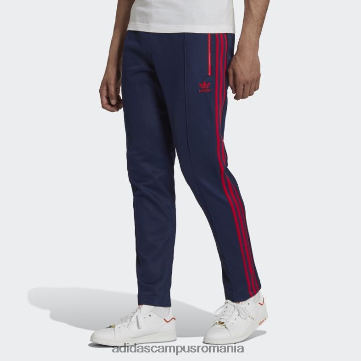 adidas campus romania pantaloni de sport alb Beckenbauer fashion bărbați bleumarin/stacojiu/alb J266N21483