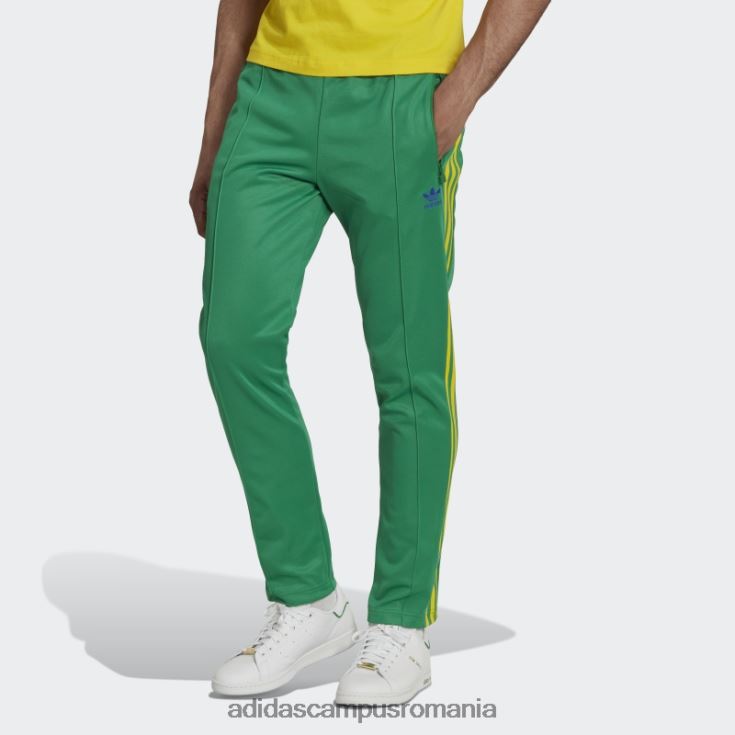 adidas campus romania pantaloni de sport beckenbauer verzi adidas bărbați verde/galben/albastru îndrăzneț J266N21320