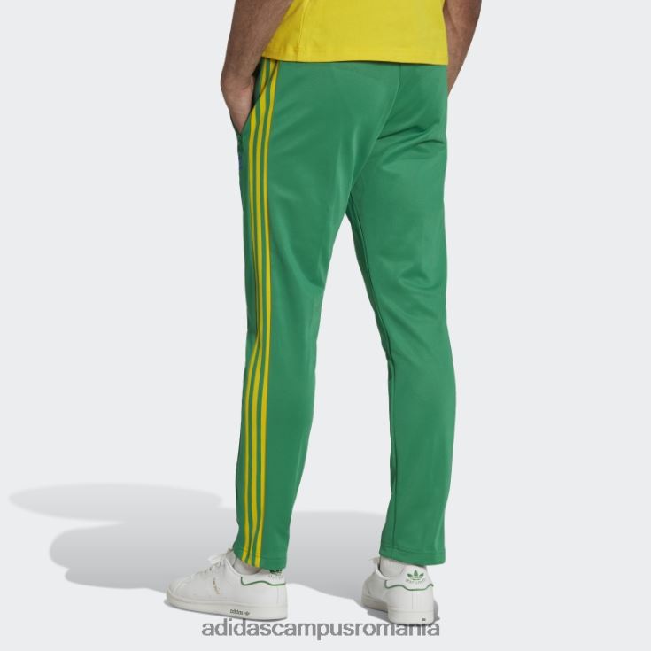 adidas campus romania pantaloni de sport beckenbauer verzi adidas bărbați verde/galben/albastru îndrăzneț J266N21320