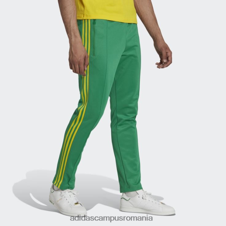 adidas campus romania pantaloni de sport beckenbauer verzi adidas bărbați verde/galben/albastru îndrăzneț J266N21320