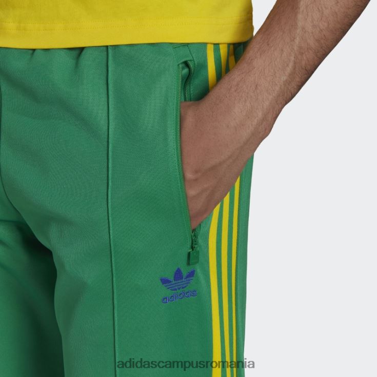 adidas campus romania pantaloni de sport beckenbauer verzi adidas bărbați verde/galben/albastru îndrăzneț J266N21320