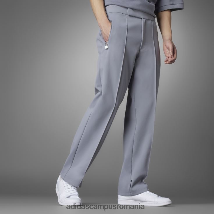 adidas campus romania pantaloni de sport de tip tie-break gri albastru bărbați gri J266N26665
