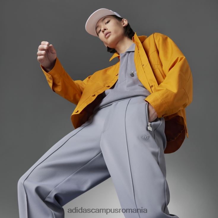 adidas campus romania pantaloni de sport de tip tie-break gri albastru bărbați gri J266N26665