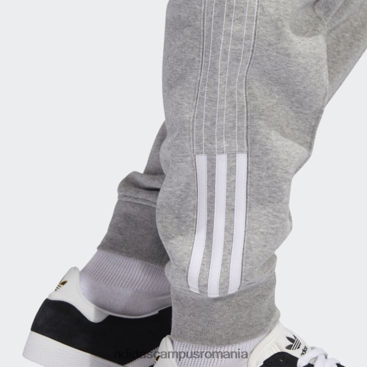 adidas campus romania pantaloni de sport din fleece sst gri mediu bărbați gri mediu/alb J266N27114