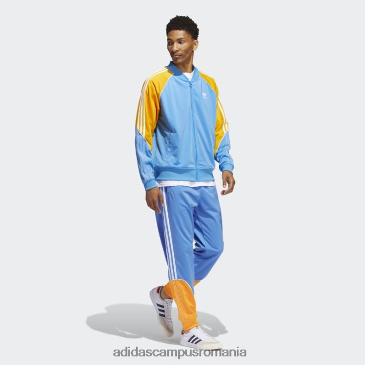 adidas campus romania pantaloni de sport din tricot auriu sst bărbați auriu/albastru J266N27366