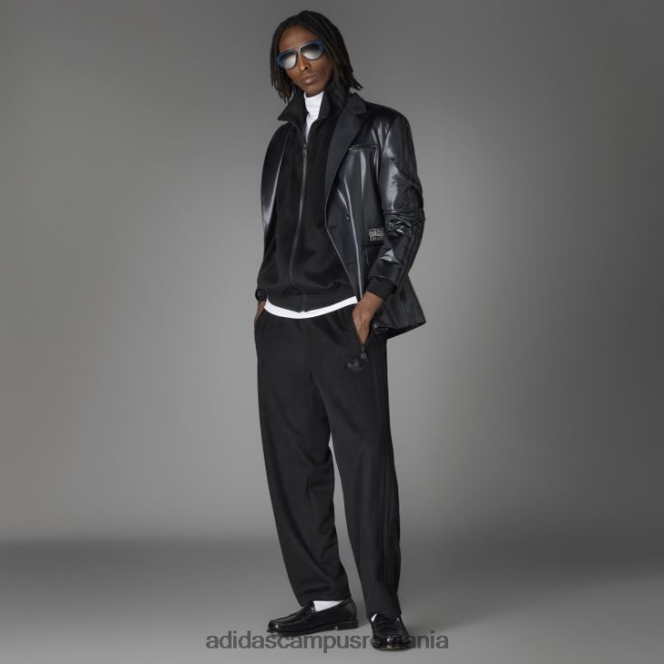 adidas campus romania pantaloni de sport firebird versiune albastră negri bărbați negru J266N26223