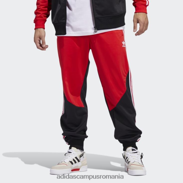 adidas campus romania pantaloni de sport roșii sst blocați bărbați roșu/negru J266N27067