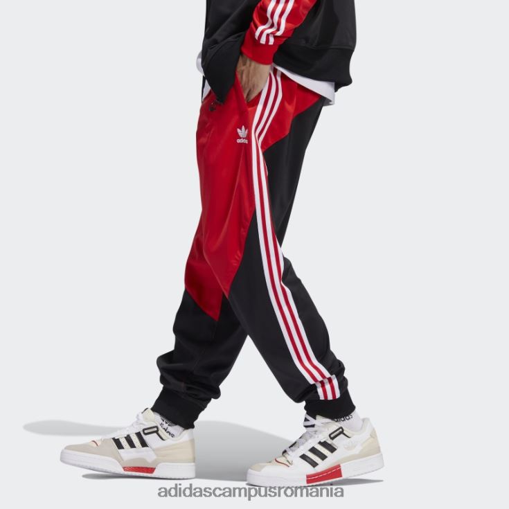 adidas campus romania pantaloni de sport roșii sst blocați bărbați roșu/negru J266N27067