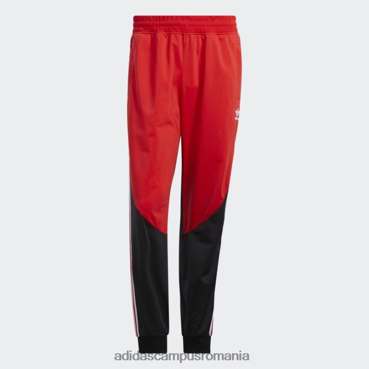 adidas campus romania pantaloni de sport roșii sst blocați bărbați roșu/negru J266N27067