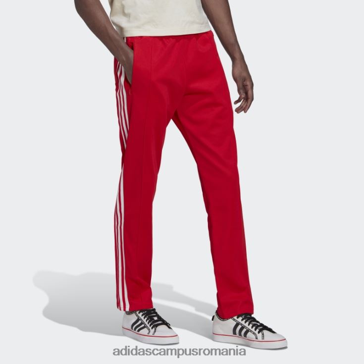 adidas campus romania pantaloni de trening adicolor classics beckenbauer primeblue roșii bărbați roșu J266N213303