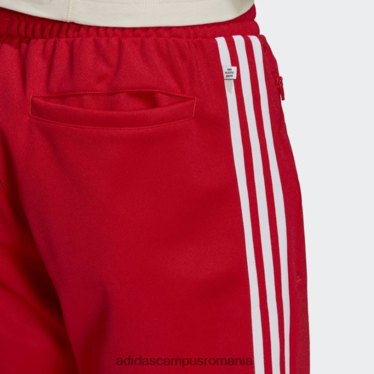 adidas campus romania pantaloni de trening adicolor classics beckenbauer primeblue roșii bărbați roșu J266N213303