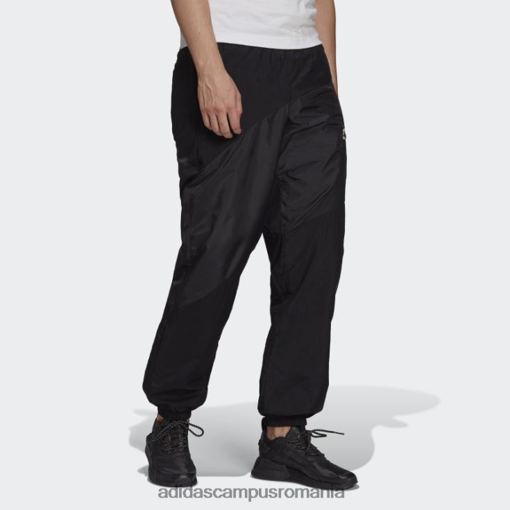 adidas campus romania pantaloni de trening țesut complet bloc adicolor negru bărbați negru J266N214695