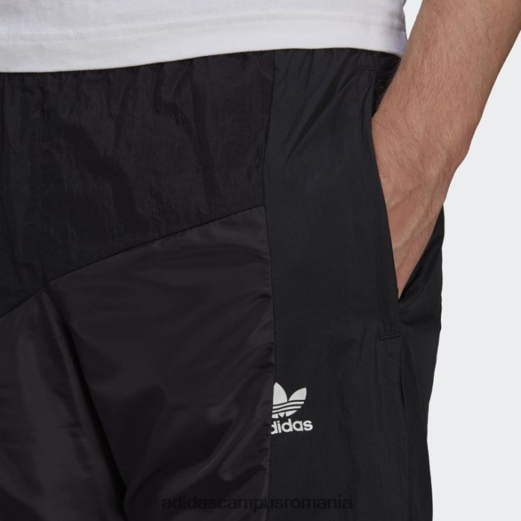 adidas campus romania pantaloni de trening țesut complet bloc adicolor negru bărbați negru J266N214695