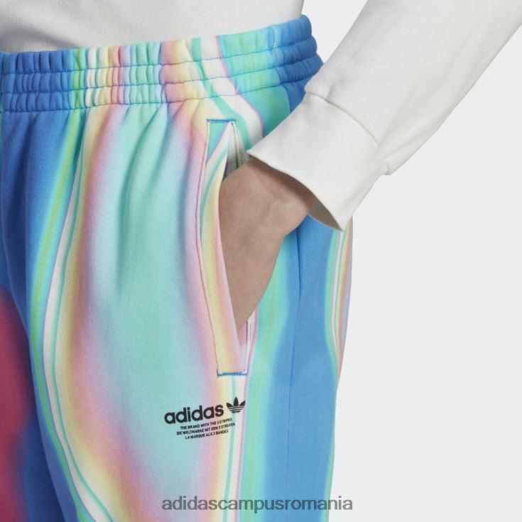 adidas campus romania pantaloni de trening hyperreal cu imprimeu integral blue rush adidas bărbați papură albastră/negru J266N27338