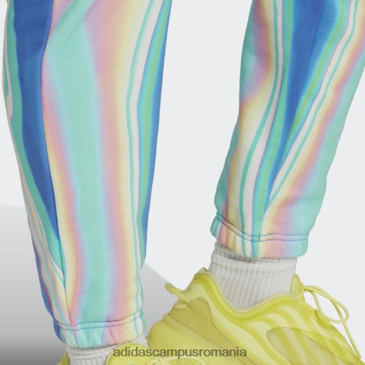 adidas campus romania pantaloni de trening hyperreal cu imprimeu integral blue rush adidas bărbați papură albastră/negru J266N27338