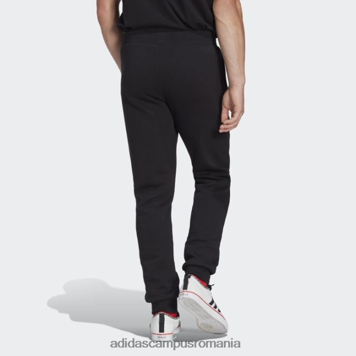 adidas campus romania pantaloni de trening juventus essentials trefoil negru bărbați negru J266N213826