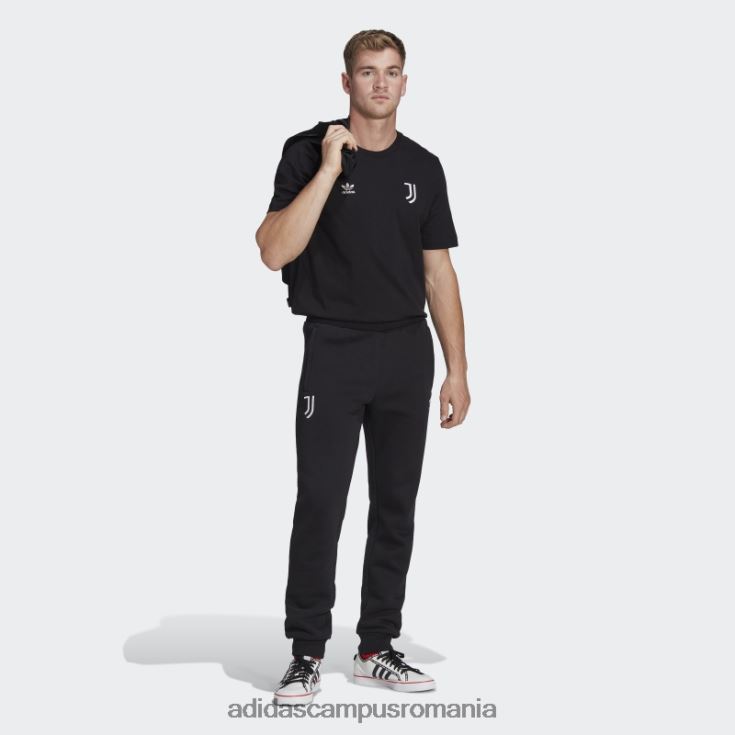 adidas campus romania pantaloni de trening juventus essentials trefoil negru bărbați negru J266N213826