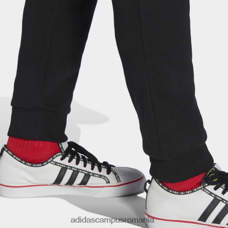 adidas campus romania pantaloni de trening juventus essentials trefoil negru bărbați negru J266N213826