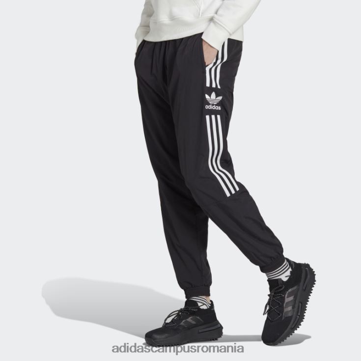 adidas campus romania pantaloni de trening trifoil cu blocare adicolor classics negru bărbați negru J266N213111