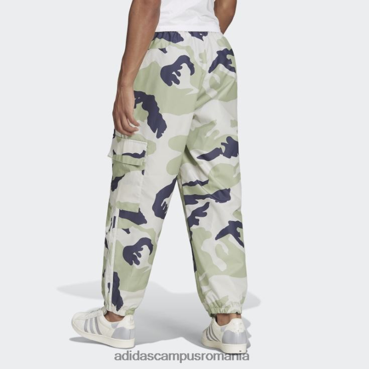 adidas campus romania pantaloni din nailon camo cu grafică orbit gri bărbați orbita gri J266N27097