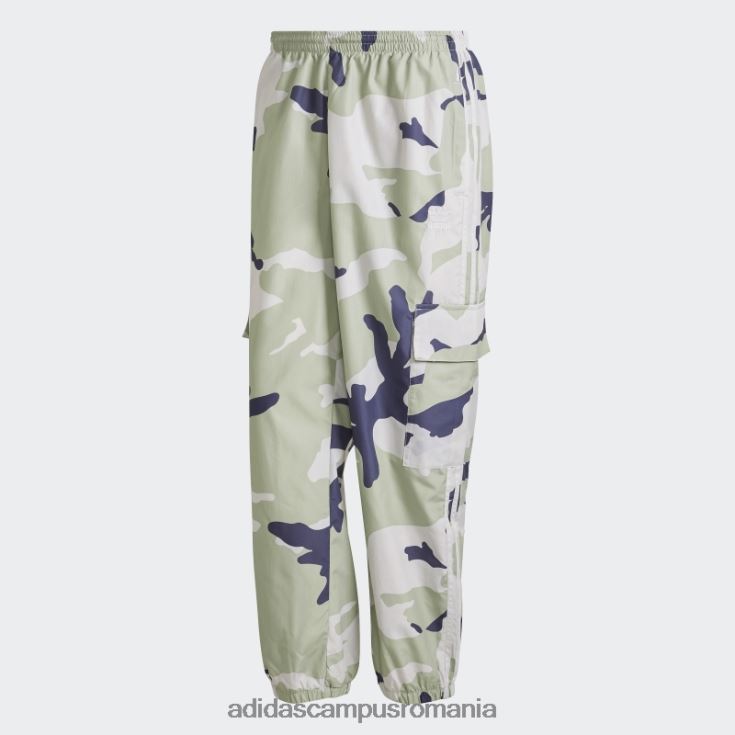 adidas campus romania pantaloni din nailon camo cu grafică orbit gri bărbați orbita gri J266N27097